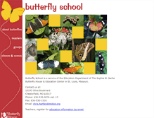 Tablet Screenshot of butterflyschool.org